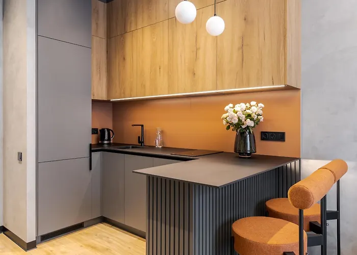 アパート Mini-hotel Near Les Kurbas Theatre *